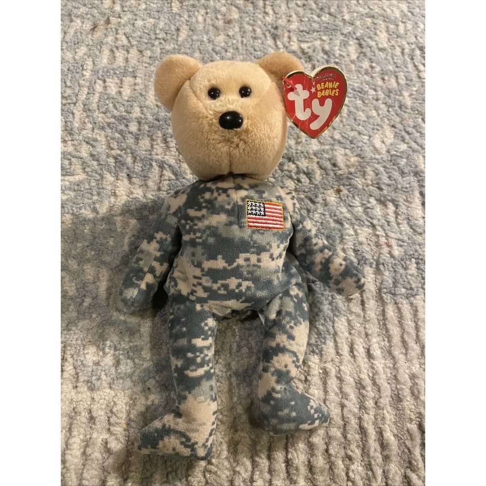 TY Beanie Babies SALUTE Rare ERROR EXTRA TAG Rare